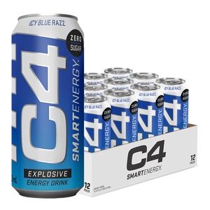 Cellucor C4 Smart Energy Icy Blue Razz 473ml 12 Pack