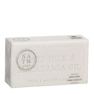 NATM Goats Milk Macadamia Oil Soap 200g