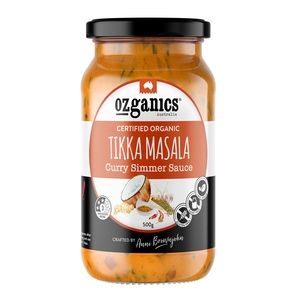 Ozganics Curry Simmer Sauce Tikka Masala 500g