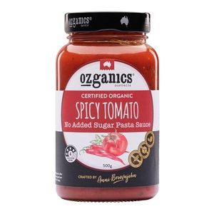 Ozganics Pasta Sauce Spicy Tomato 500g