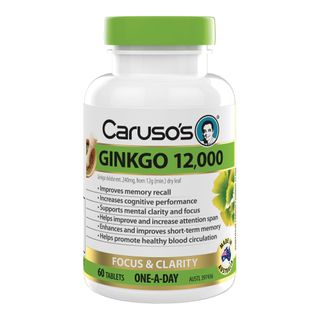 Carusos Natural Health Ginkgo 12000 60C