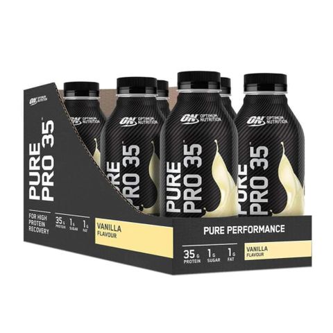 Optimum Nutrition Pure Protein 35 Vanilla Shake 355ml 6 Pack