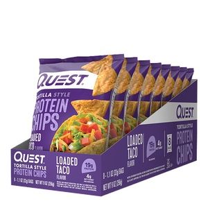 Quest Protein Chips Taco 32g 8 Pack