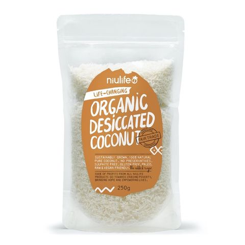 Niulife Organic Desiccated Coconut - 250g