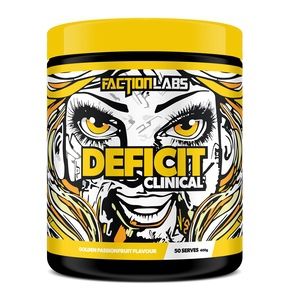 Faction Labs Deficit 50 serves Golden Passionfruit