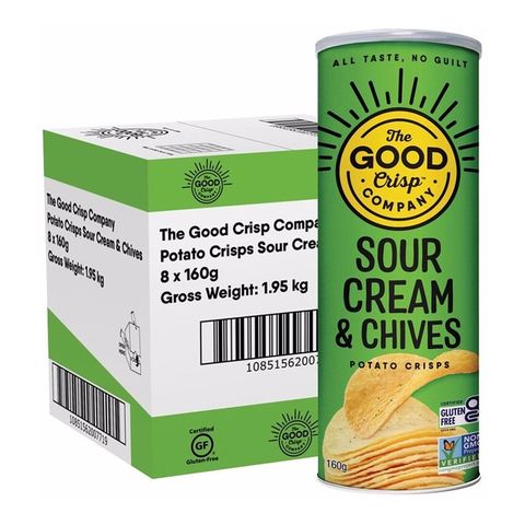 The Good Crisp 8 x Potato Crisps Sour Cream Chive Bundle