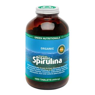 Green Nutritionals Mountain Organic Spirulina 1000 tablets