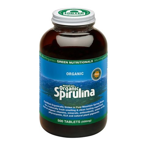 Green Nutritionals Mountain Organic Spirulina 500 tablets