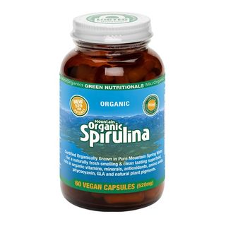 Green Nutritionals Mountain Organic Spirulina 60 capsules