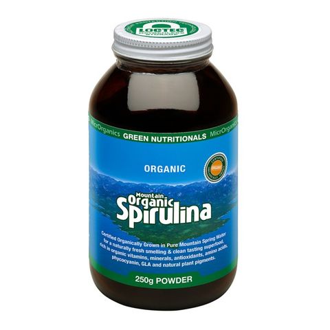 Green Nutritionals Mountain Organic Spirulina 250g powder