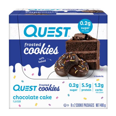 Quest Frosted Cookies Choc Cake 50g 12 Pack