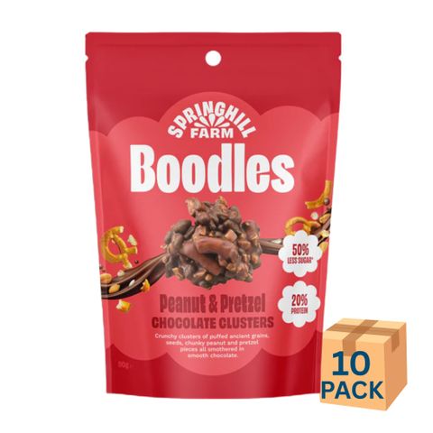 [] boodles Peanut Pretzel 90g 10 Pack (Refrigerated)