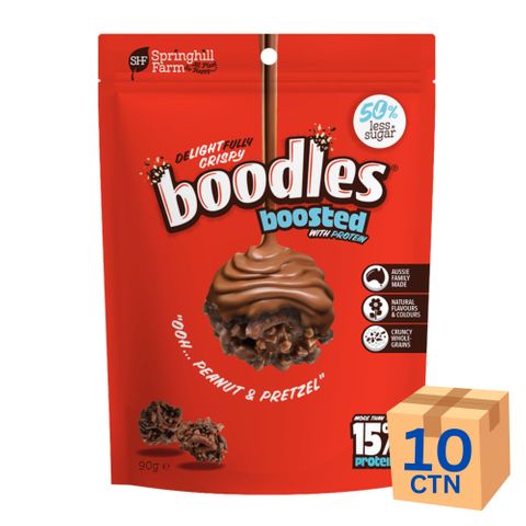 [] boodles Peanut Pretzel 90g 10 Pack (Refrigerated)