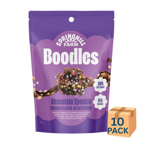 [] boodles Chocolate Speckle 90g 10 Pack (Refrigerated)