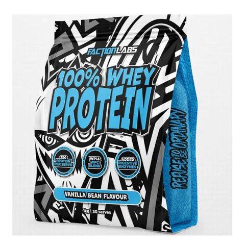 Faction Labs 100% Whey Protein 1KG Vanilla Bean