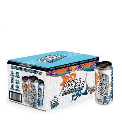 Athletic Sports Kamikaze Hydration Haiwaiian 500ml 12 Pack