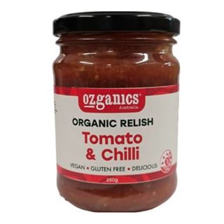 Ozganics Tomato and Chilli Relish 250g