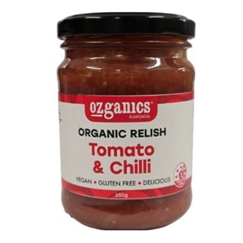 Ozganics Tomato and Chilli Relish 250g