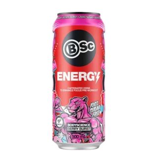 Body Science Energy Drink Berry Burst 500ml 12 Pack