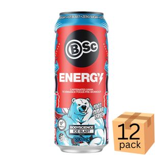 Body Science Energy Drink Ice Blast 500ml 12 Pack