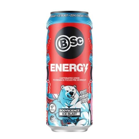 Body Science Energy Drink Ice Blast 500ml 12 Pack