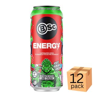 Body Science Energy Drink Lime Crush 500ml 12 Pack