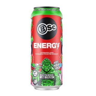 Body Science Energy Drink Lime Crush 500ml 12 Pack