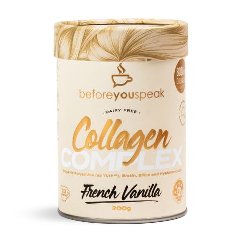 BeforeYouSpeak Collagen Complex French Vanilla 200g