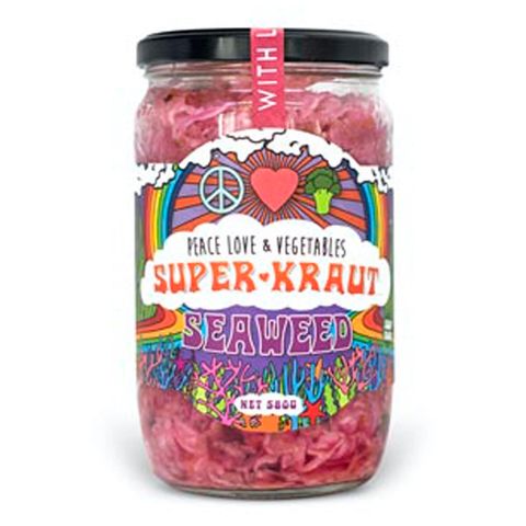 [] Peace Love Vegetables Seaweed Sauerkraut - 580g (Refrigerated)