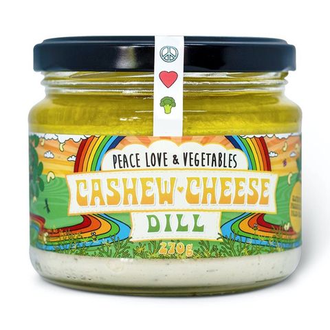 [] Peace Love Vegetables Cashew Dill Cheese - 270ml (Refrigerated)