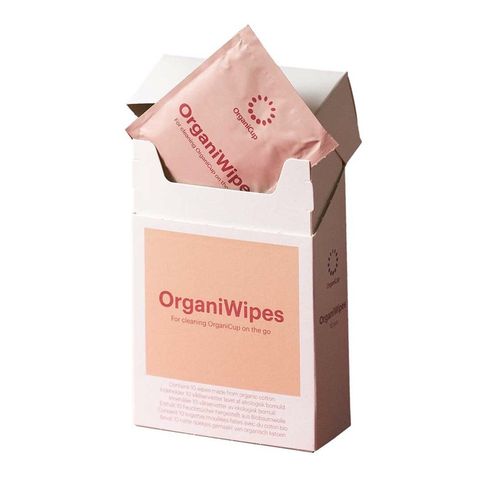 OrganiCup OrganiWipes Menstrual Cup Wipes - 10 Pack