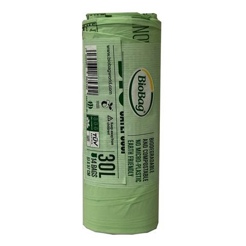 BioBag Compostable Bin Liners 30L (14 Pack)