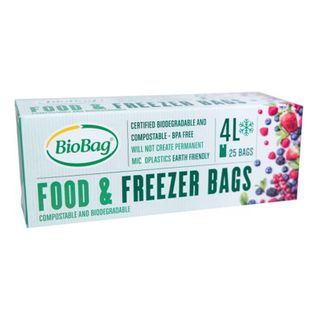 BioBag Compostable Freezer Bag 4L (25 Pack)