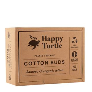 Happy Turtle Cotton Bamboo Buds 200 Pack