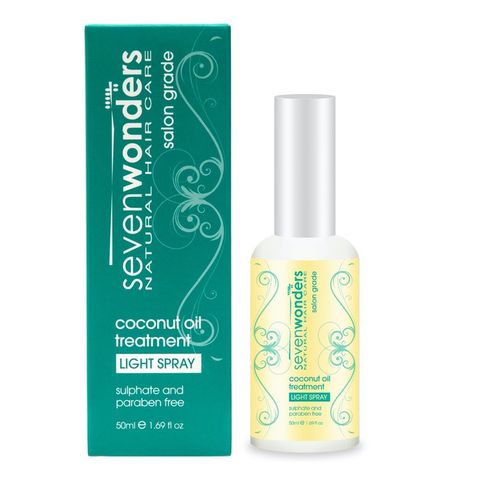 Seven Wonders Coconut Oil Treatment Light Spray - 50ml