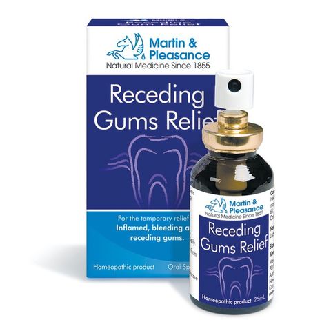 Martin and Pleasance Receding Gums Relief Homeopathic Spray - 25ml