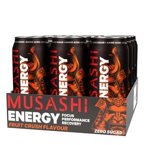 Musashi Energy Fruit Crush 500ml 12 Pack