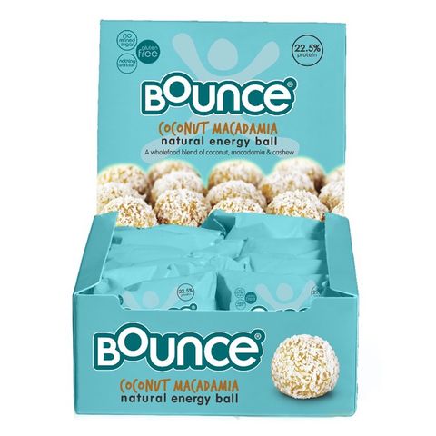 Bounce Coconut Macadamia Protein Energy Balls - 12 x 42g