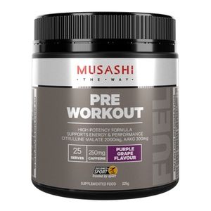 Musashi Pre Workout Grape 225g