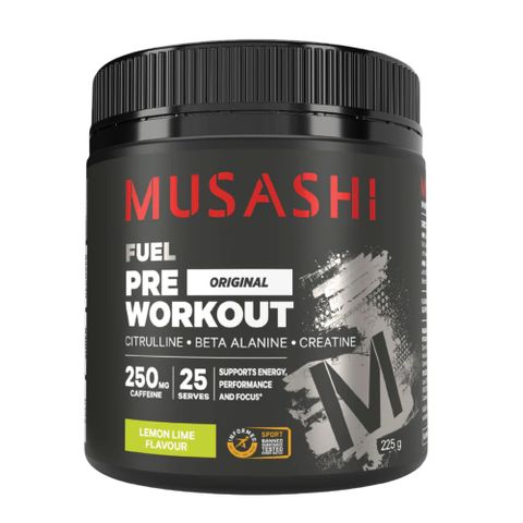 Musashi Pre Workout Lemon Lime 225g