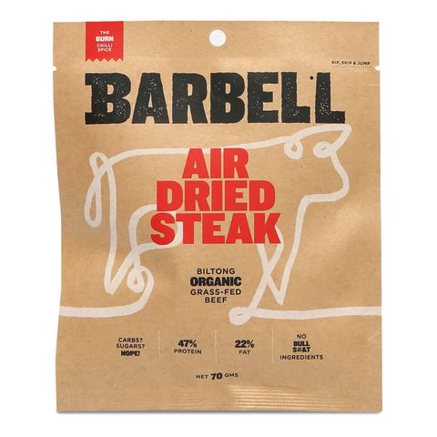 Barbell Foods Air Dried Steak Burn 70g