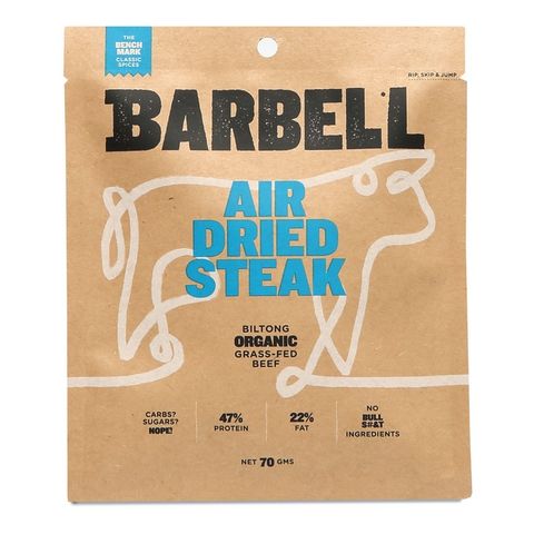 Barbell Foods Air Dried Steak Benchmark 70g