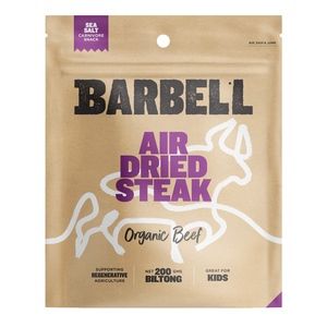 Barbell Foods Air Dried Steak Sea Salt 200g