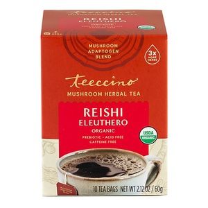 Teeccino Tea Reishi Eleuthero 10 Teabags