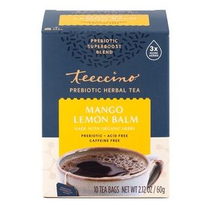 Teeccino Tea Mango Lemon Balm 10 Teabags