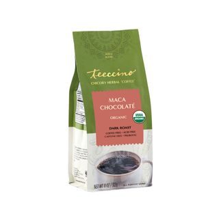Teeccino Chicory Herbal Coffee Organic All Purpose Grind Maca Chocolate Dark Roast 312g