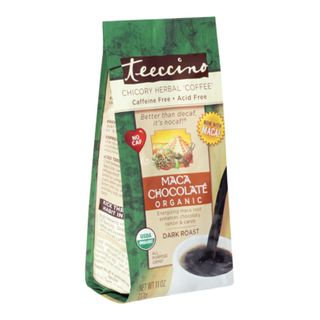 Teeccino Chicory Herbal Coffee Organic All Purpose Grind Maca Chocolate Dark Roast 312g