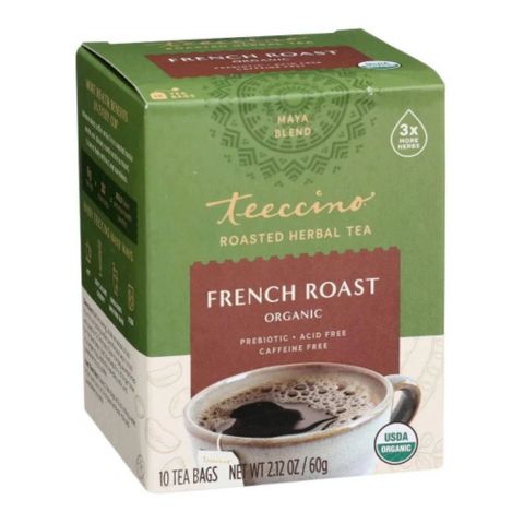 Teeccino Roasted Herbal Tea Organic French Roast 10 Teabags 60g