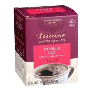 Teeccino Roasted Herbal Tea Vanilla Nut Medium Roast 10 Teabags 60g