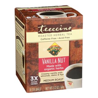 Teeccino Roasted Herbal Tea Vanilla Nut Medium Roast 10 Teabags 60g